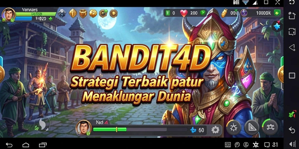 Screenshot gameplay menampilkan pertempuran intens di BANDIT4D.