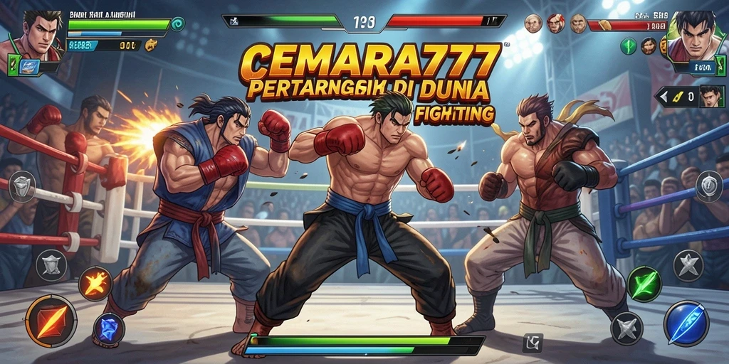 Tangkapan layar CEMARA777 menunjukkan aksi pertarungan yang intens dan grafis yang menakjubkan.