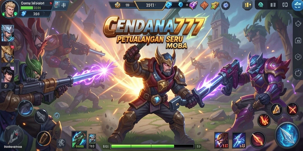 Tampilan gameplay CENDANA777 yang mendebarkan dan penuh aksi.
