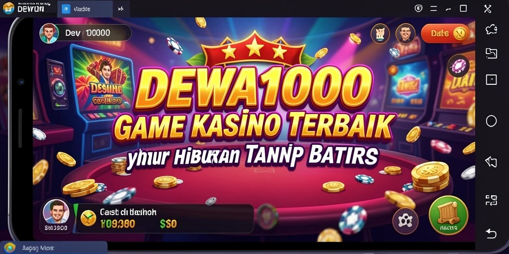 Gameplay seru di DEWA1000 dengan berbagai permainan kasino.