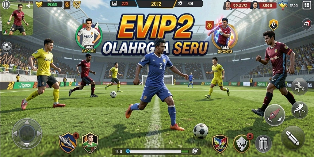 Tampilan gameplay menarik dari EVIP2 dengan aksi olahraga intens.