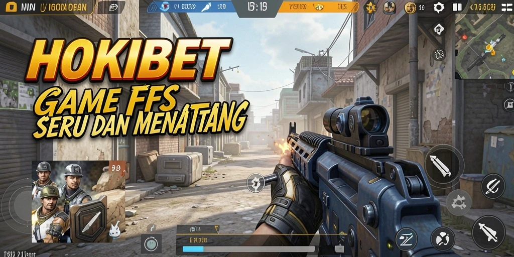 Gameplay HOKIBET yang mendebarkan dalam mode FPS.