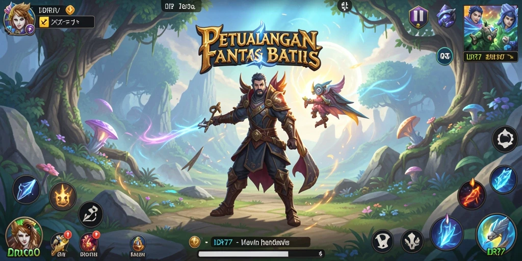 Gameplay IDR77 menampilkan pertarungan dinamis dan dunia yang kaya.