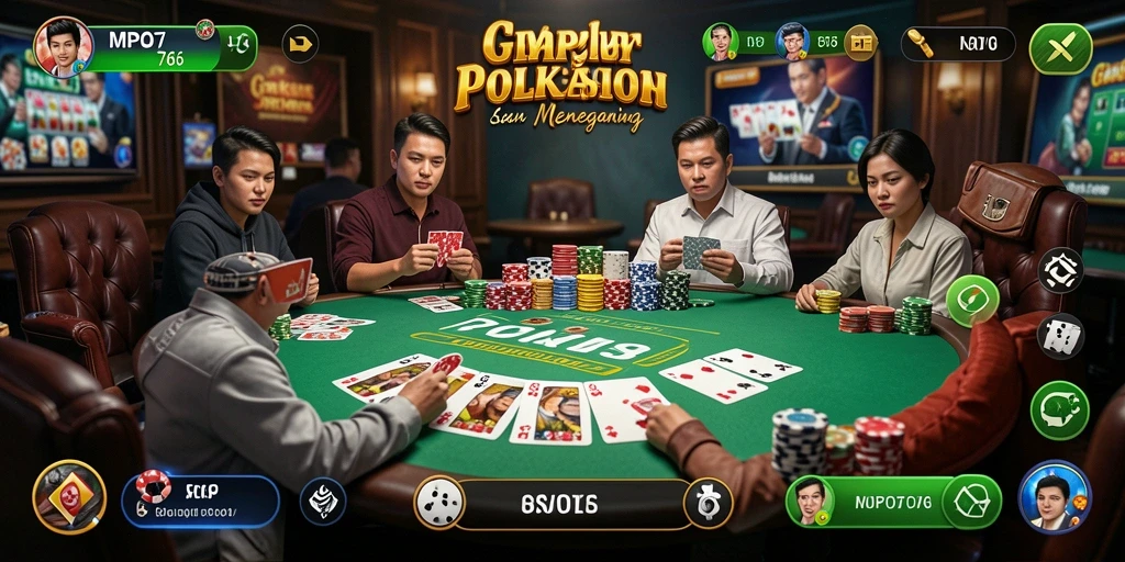 Gameplay poker yang seru dan menarik di MPO76.